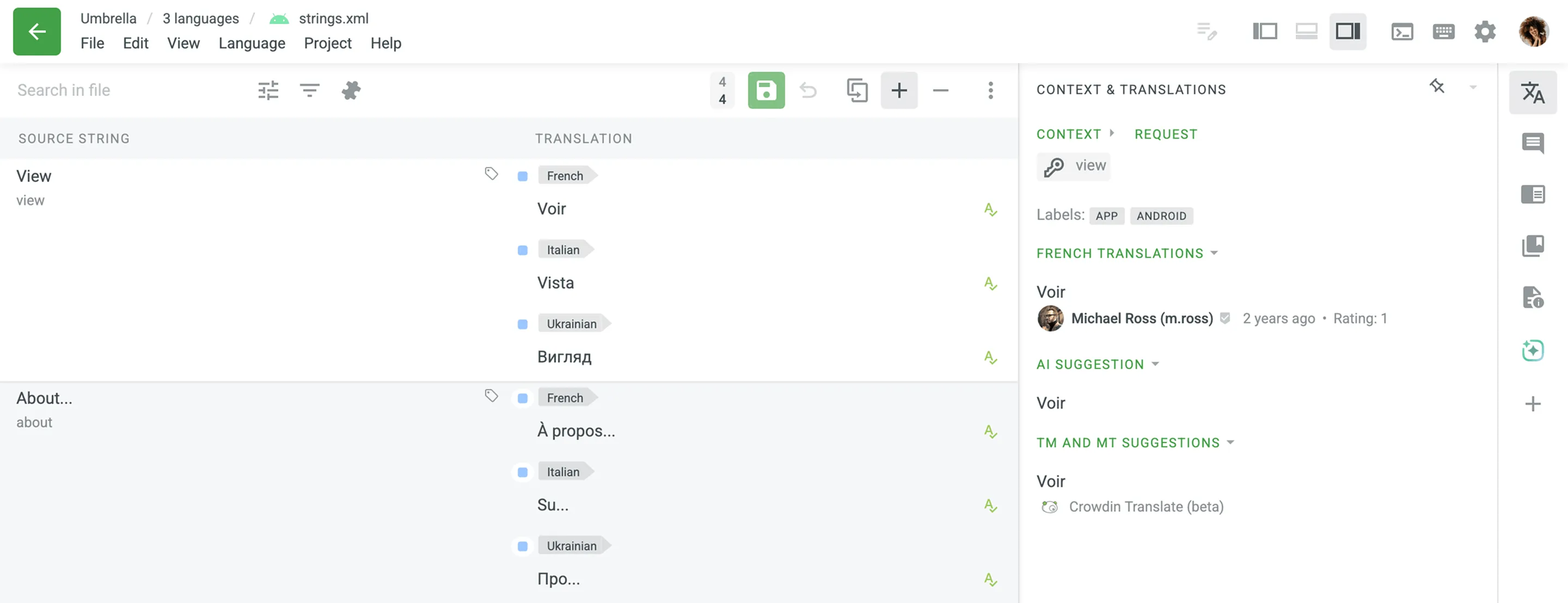Multilingual Mode